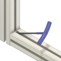 41-002-2 MODULAR SOLUTIONS PROFILE FASTENER SPEEDLOCK HIDDEN PROFILE CONNECTOR C - W/ T40 TORX